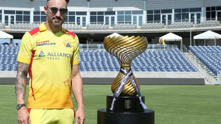 Faf du Plessis 113 Leads Texas Super Kings Past Seattle Orcas In MLC Opener